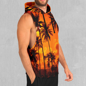 Lush Sunset Sleeveless Hoodie