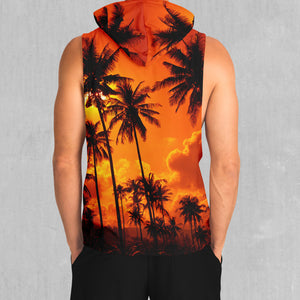 Lush Sunset Sleeveless Hoodie