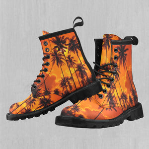 Lush Sunset Women's Lace Up Boots