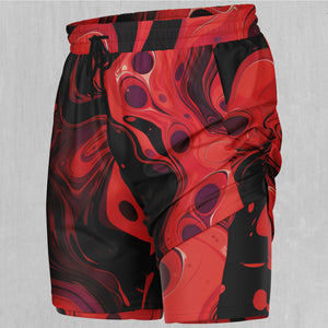 Scarlet Fusion Men's 2 in 1 Shorts