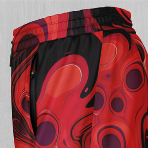 Scarlet Fusion Men's 2 in 1 Shorts