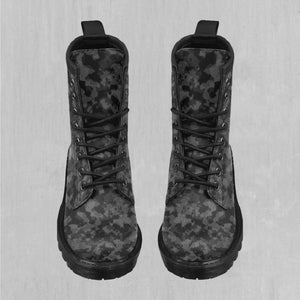 Midnight Camo Women's Lace Up Boots