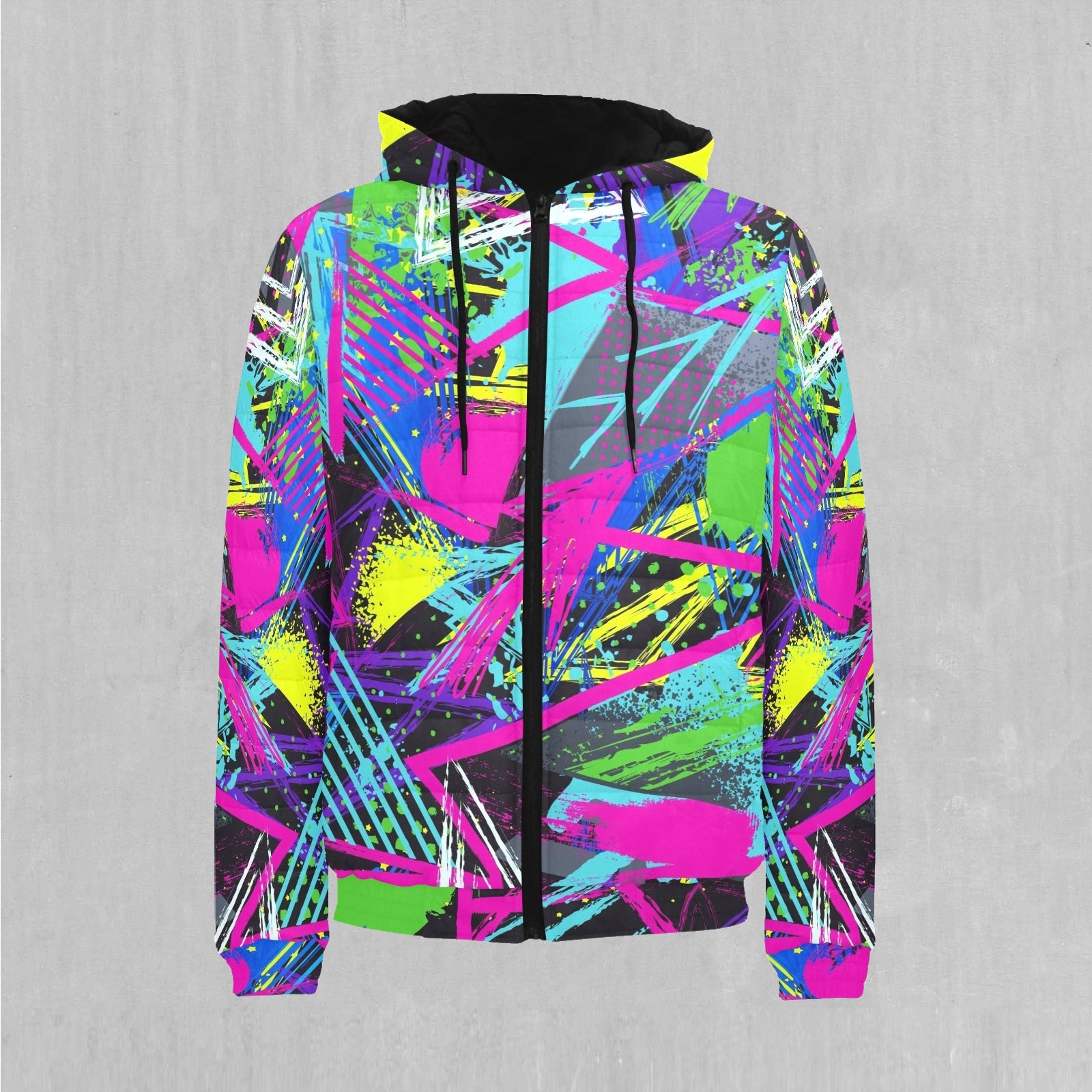 Neon Boulevard Puffer Jacket