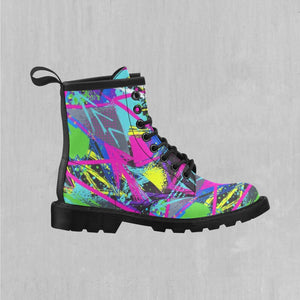 Neon Boulevard Women's Lace Up Boots