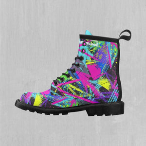 Neon Boulevard Women's Lace Up Boots