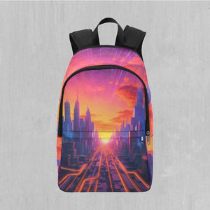 Neon Skyline Adventure Backpack