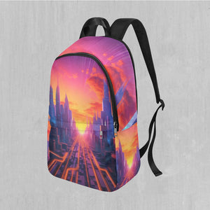Neon Skyline Adventure Backpack