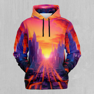 Neon Skyline Hoodie
