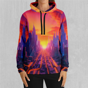 Neon Skyline Hoodie