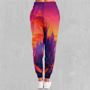 Neon Skyline Joggers