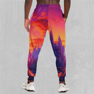 Neon Skyline Joggers
