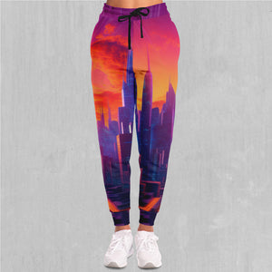 Neon Skyline Joggers