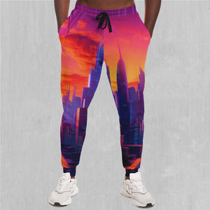 Neon Skyline Joggers