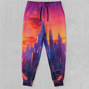 Neon Skyline Joggers
