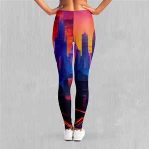 Neon Skyline Leggings