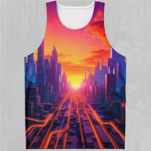 Neon Skyline Men's Tank Top