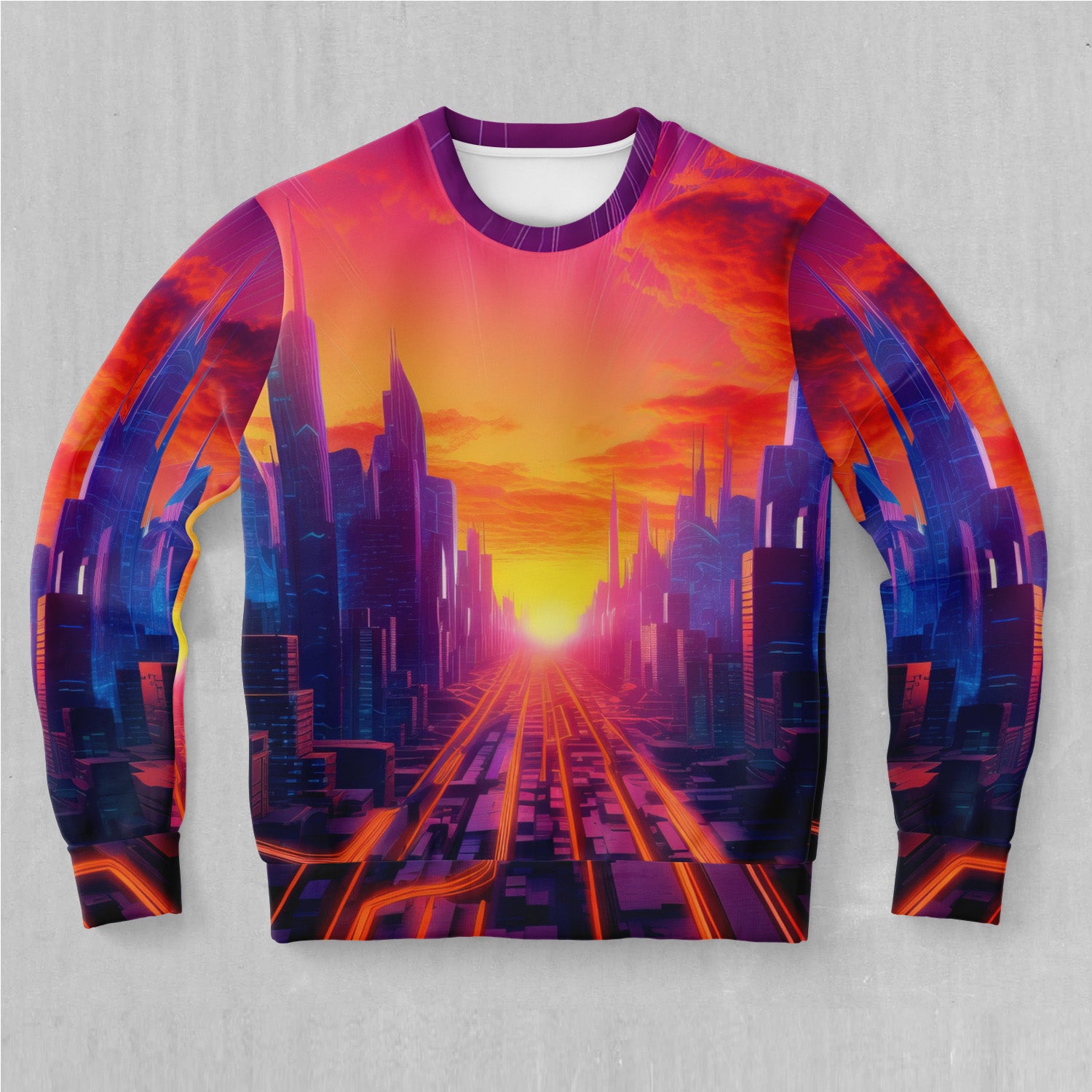 Neon Skyline Sweatshirt