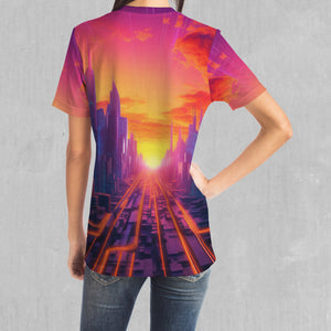 Neon Skyline Tee