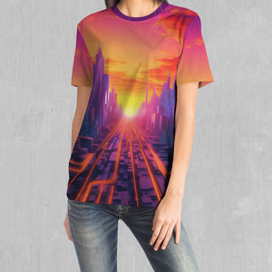 Neon Skyline Tee