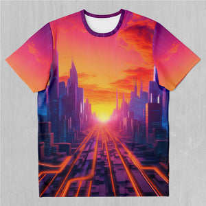 Neon Skyline Tee
