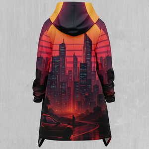 Neon Sunrise Longline Cloak