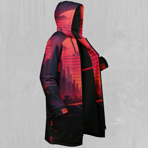 Nightfall Zip Up Cloak (Black Fur)