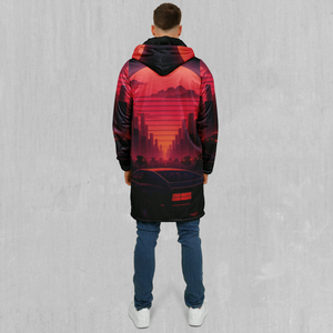 Nightfall Zip Up Cloak (Black Fur)