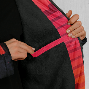 Nightfall Zip Up Cloak (Black Fur)