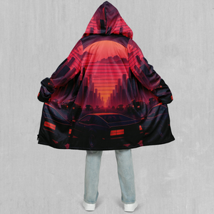 Nightfall Zip Up Cloak (Black Fur)