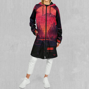 Nightfall Zip Up Cloak (Black Fur)