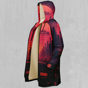 Nightfall Zip Up Cloak (White Fur)