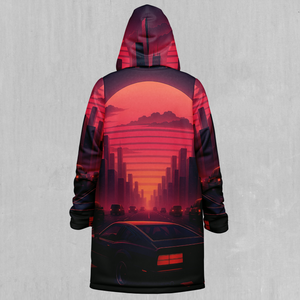 Nightfall Zip Up Cloak (White Fur)