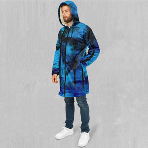 Oceania Coast Zip Up Cloak (White Fur)