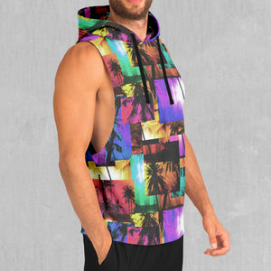 Paradise Collage Sleeveless Hoodie