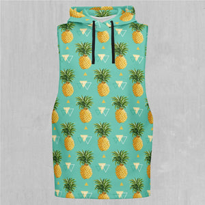 Pineapples Sleeveless Hoodie