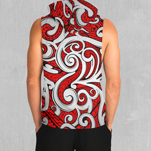 Polynesian Warrior Sleeveless Hoodie