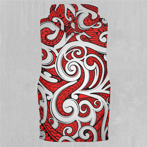 Polynesian Warrior Sleeveless Hoodie