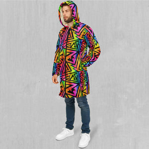 Prismatic Spectrum Zip Up Cloak (Black Fur)