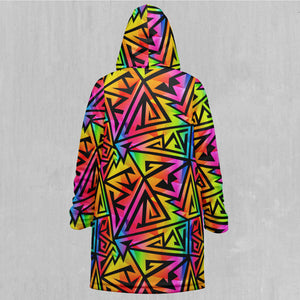 Prismatic Spectrum Zip Up Cloak (Black Fur)