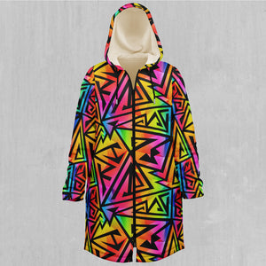 Prismatic Spectrum Zip Up Cloak (Black Fur)