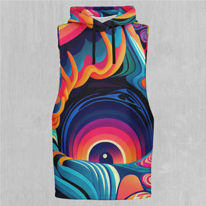 Psychedelic Vortex Sleeveless Hoodie