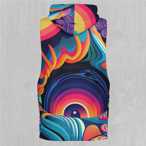 Psychedelic Vortex Sleeveless Hoodie