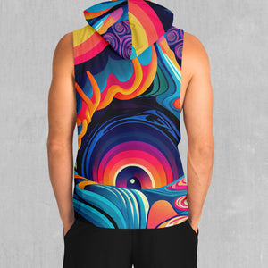 Psychedelic Vortex Sleeveless Hoodie