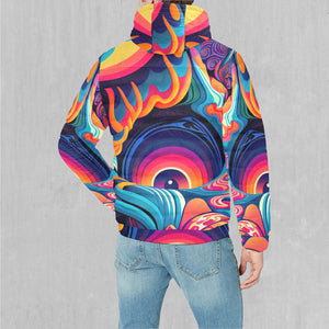 Psychedelic Vortex Puffer Jacket