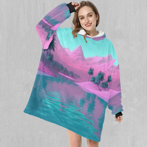 River of Bliss Blanket Hoodie