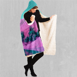 River of Bliss Hooded Blanket