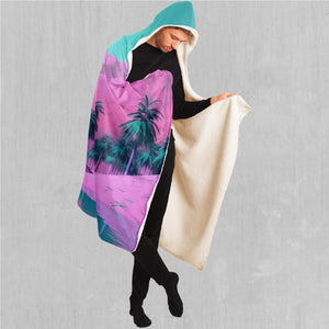 River of Bliss Hooded Blanket