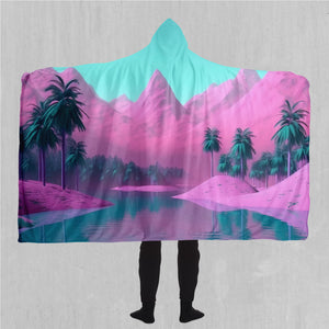 River of Bliss Hooded Blanket