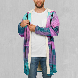 River of Bliss Zip Up Cloak (White Fur)