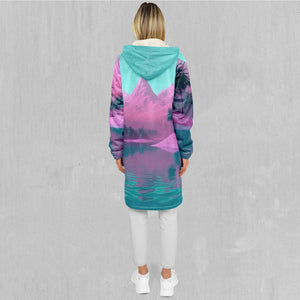 River of Bliss Zip Up Cloak (White Fur)